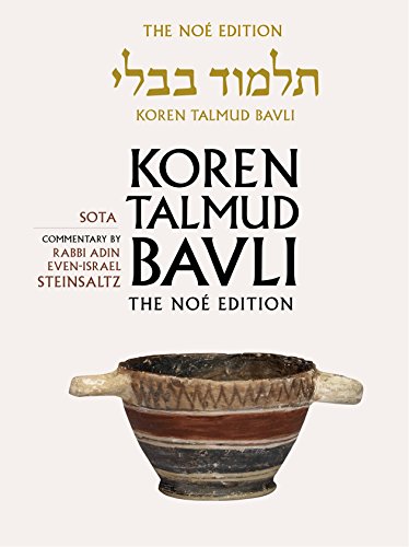 Koren Talmud Bavli No, Vol 20: Sota: Hebrew/English, Large, Color Edition (Koren Talmud Bavli Noé, Band 20)